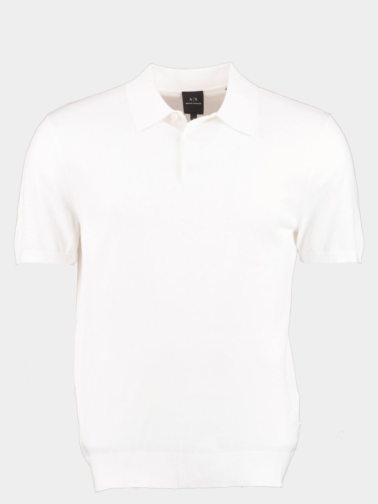 Armani Exchange Polo korte mouw Wit 8NZF5D.ZM3JZ/1116