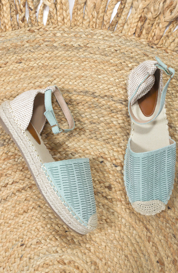 Espadrilles Suède Mint