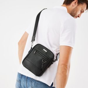 Crossbody messenger bag Black