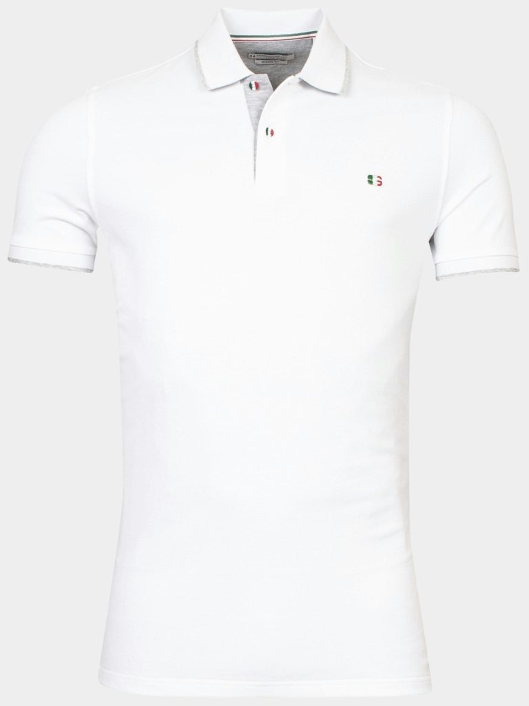 Giordano Polo korte mouw Wit Nico 316587/10