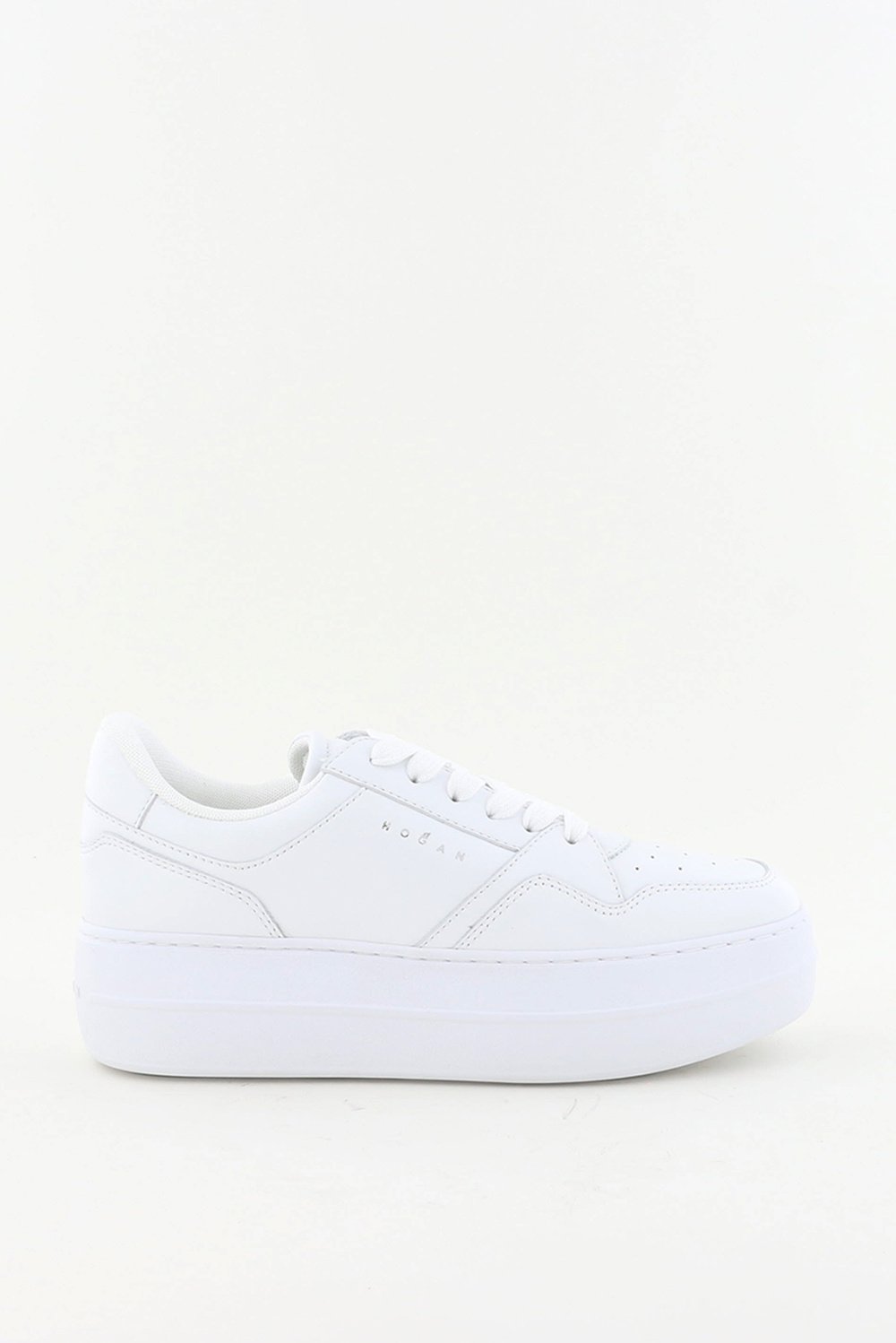 Hogan sneakers H670 met plateauzool wit