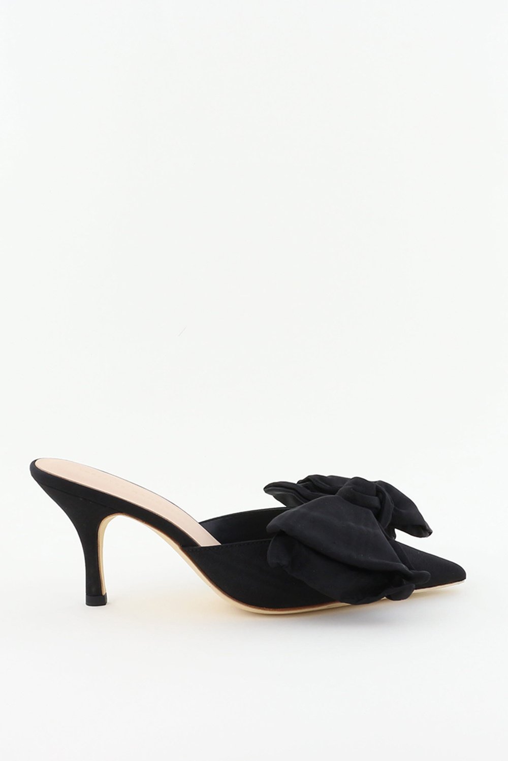 Loeffler Randall pumps Margot Bow Mule MARGOT-MO-BLACK zwart