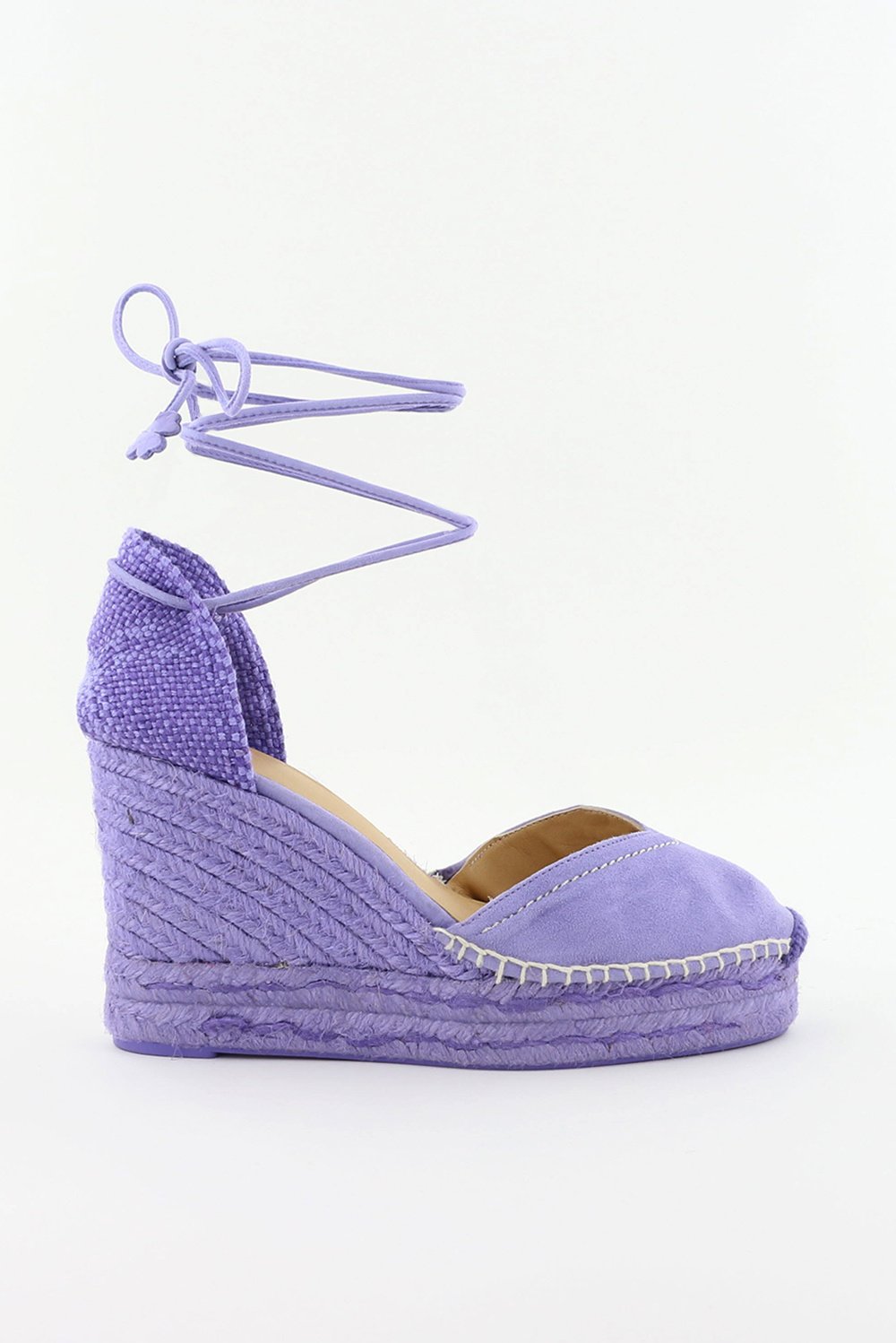 Castaner espadrilles Chiara C 8ED met sleehak 023420 paars