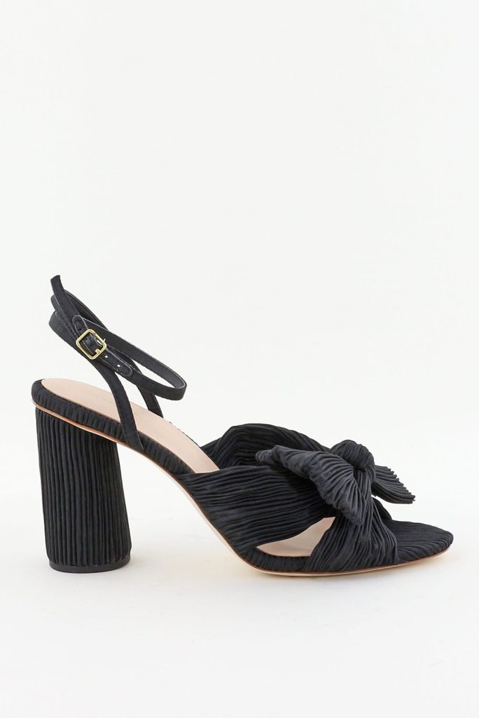 Loeffler Randall sandalen Camellia CAMELLIA-PLFA-BLACK zwart