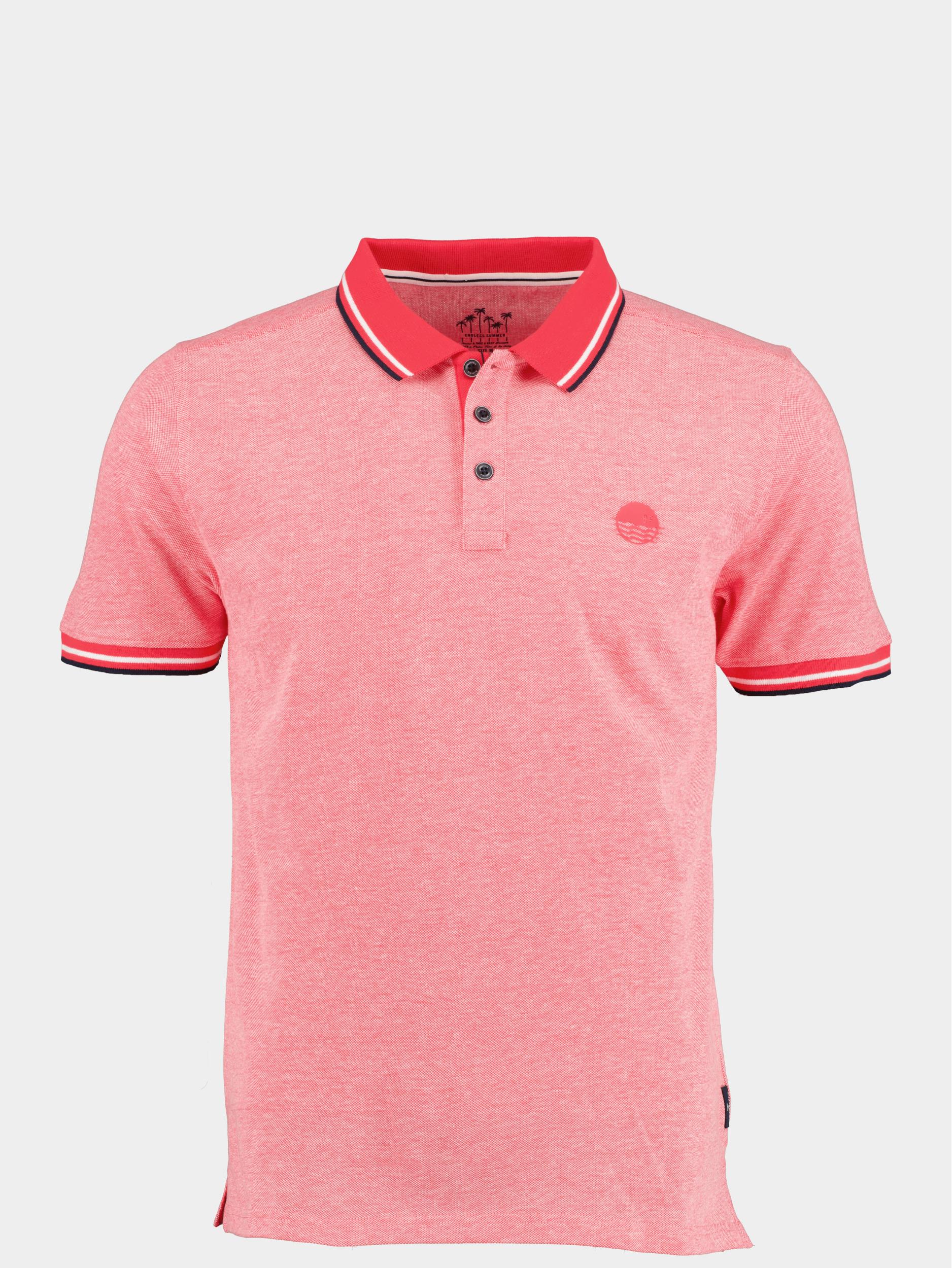 Basefield Polo korte mouw Rood Polo Shirt 1/2 Arm 219017707/409