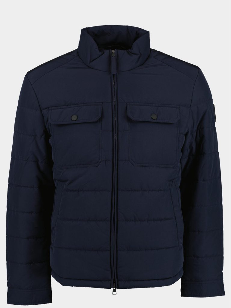 Gant Winterjack Blauw Channel Quilted Jacket 7006344/433