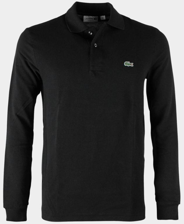 Lacoste Polo lange mouw Zwart Polo L.M. Regular Fit Zwart L1312/031