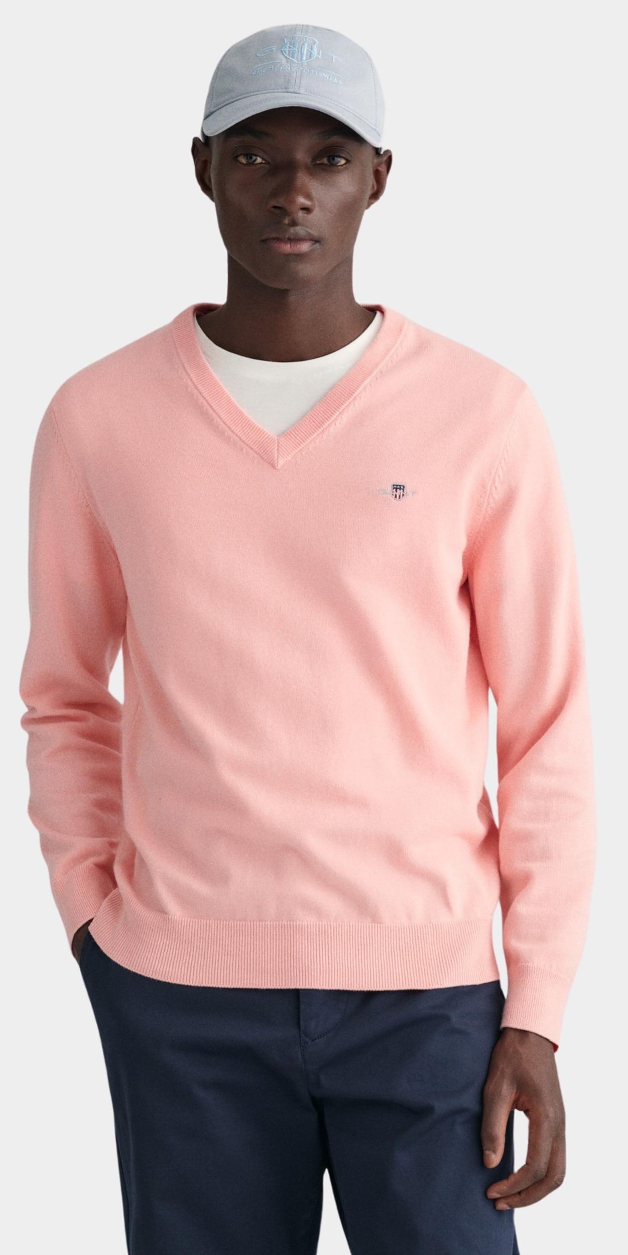 Gant Pullover Roze Classic Cotton V-Neck 8030562/671