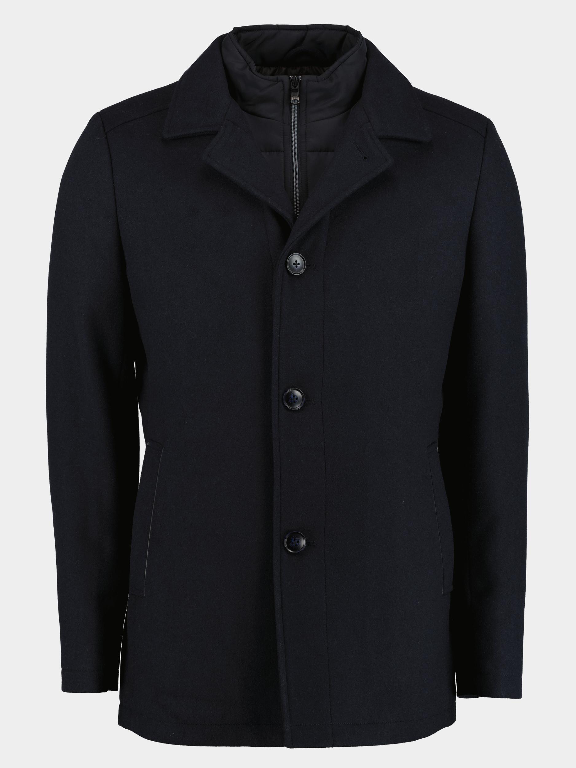 Donders 1860 Wollen Jack Blauw Torsion Wool Coat 21692.2/790