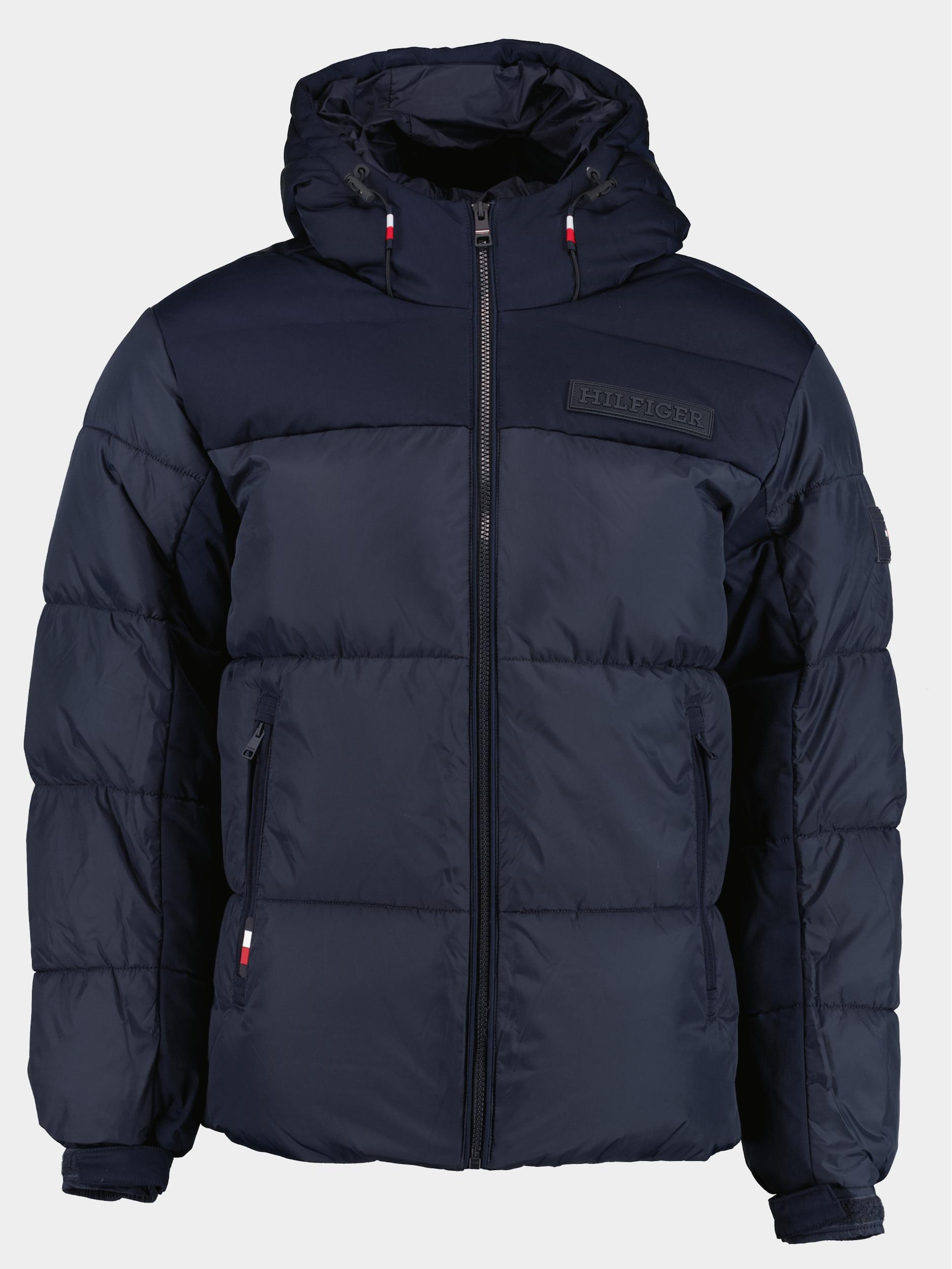 Tommy Hilfiger Winterjack Blauw New York Hooded Jacket MW0MW32771/DW5