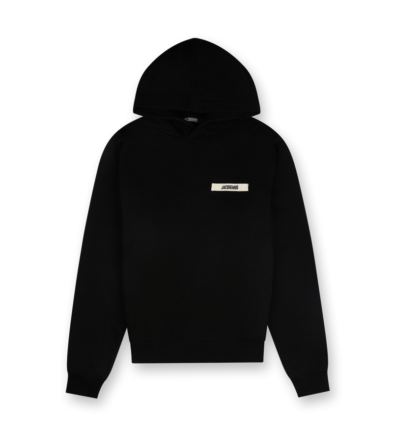 Le Hoodie Gros Grain Black - XL