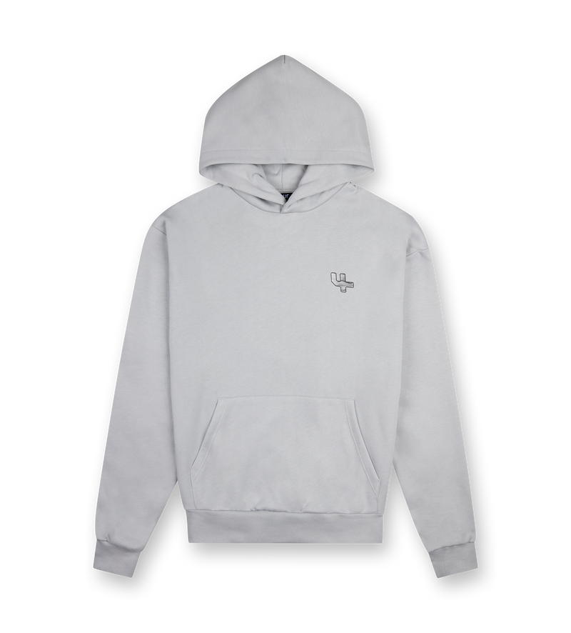 Outline Logo Hoodie High Rise - M