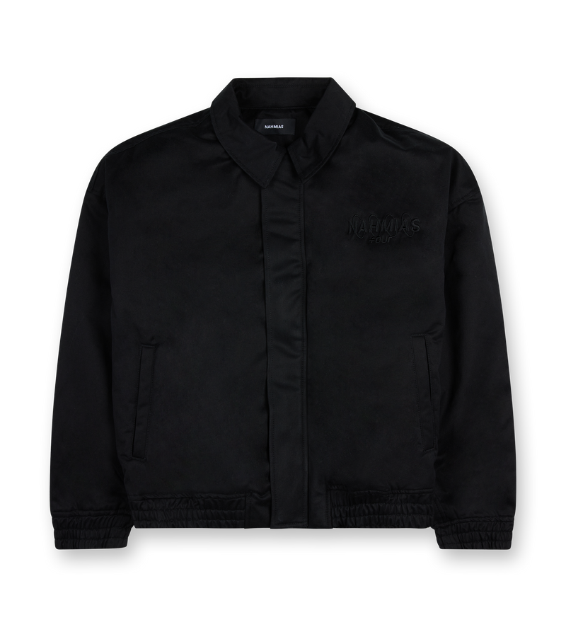 Nahmias X Four Canvas Bomber Jacket Black - XL