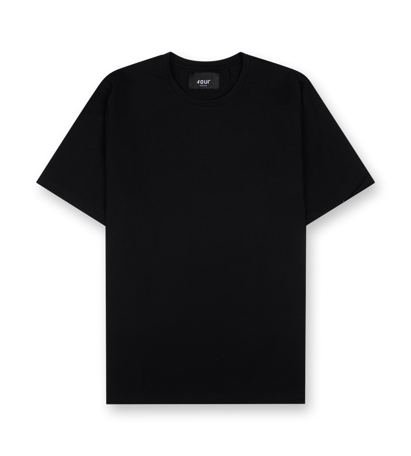 Four 2-pack T-shirt Black - XS