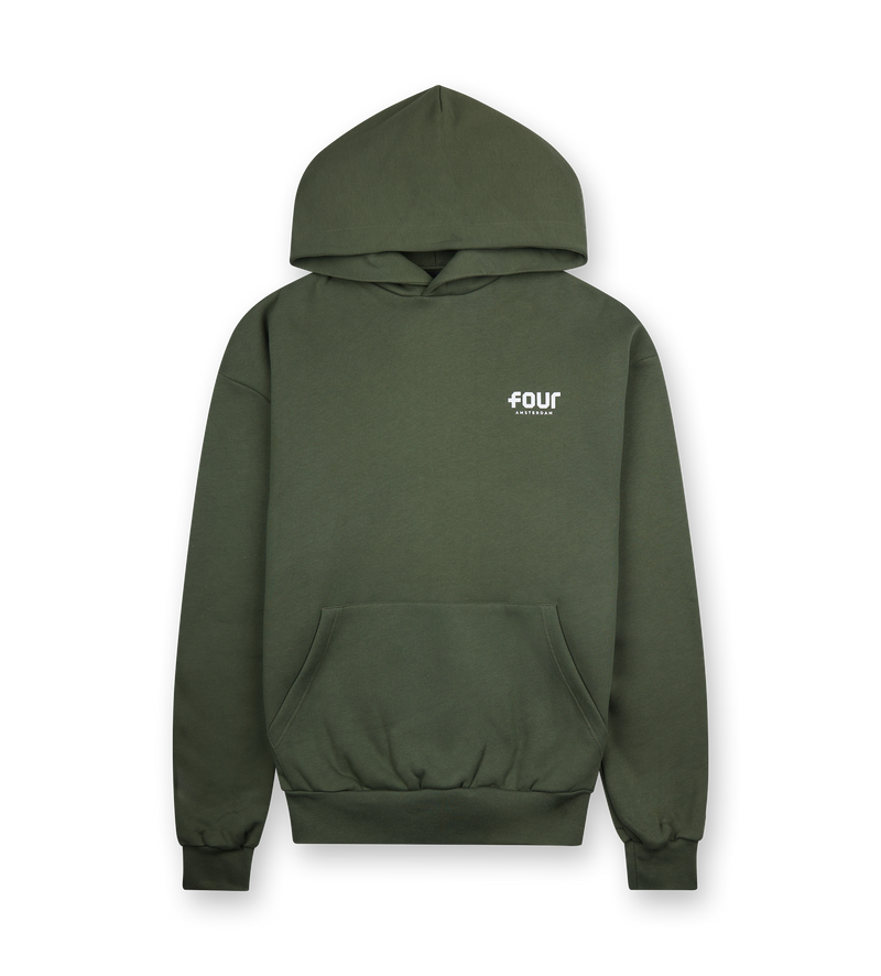 Logo Hoodie Thyme - S