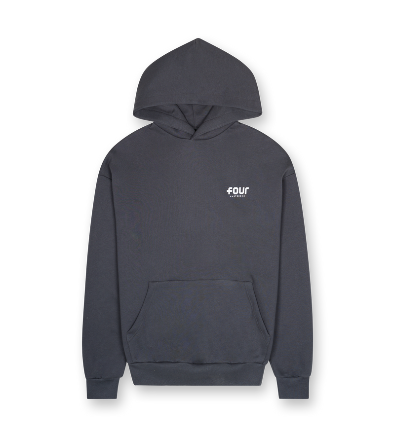 Logo Hoodie Asphalt - M