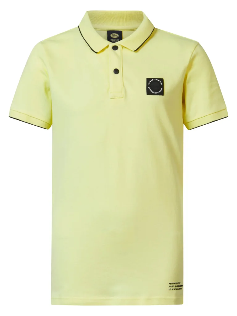 Petrol Industries Heren polo m-1040-pol922 1103 lemon yellow