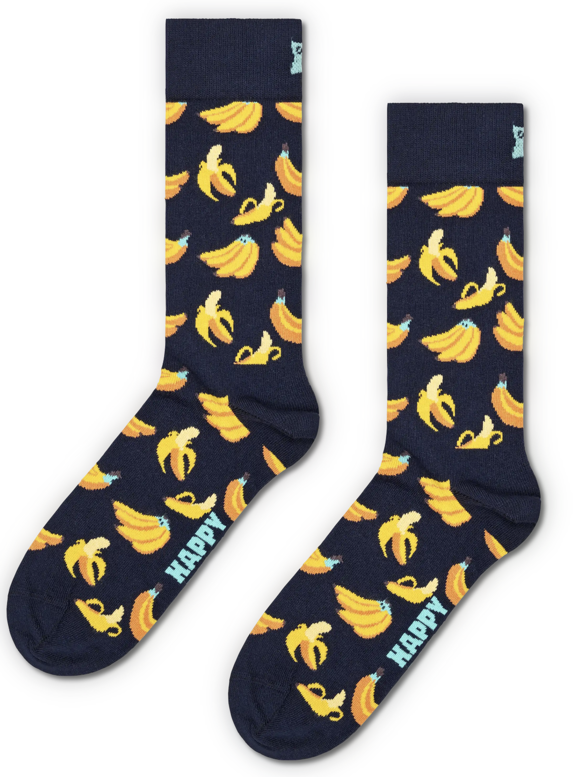 Happy Socks banaan maat en 41-46