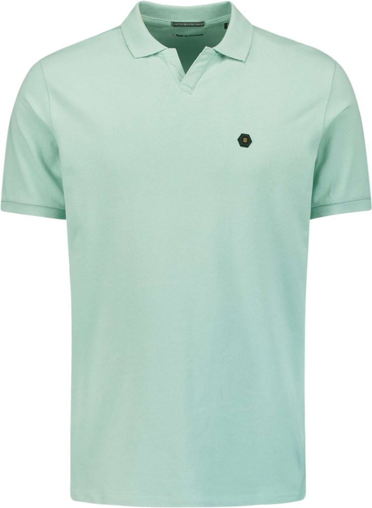 No Excess Polo korte mouw stretch mint