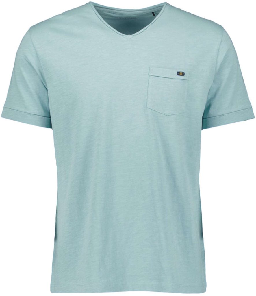 No Excess T-shirt korte mouw v-hals mint