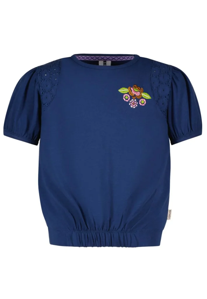 B.Nosy Meisjes t-shirt guusje lake blue