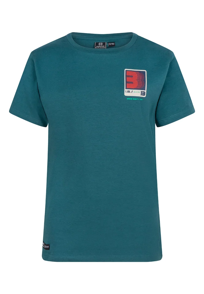 Indian Blue Jongens t-shirt college indian pacific green