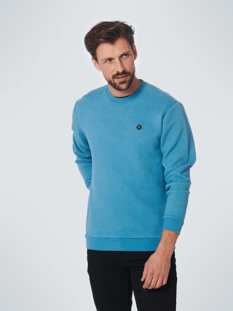 No Excess Heren sweater 18101150 153 pacific