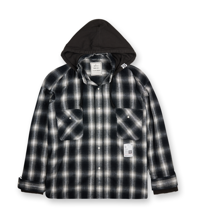 Hood Combined Check Shirt - 48