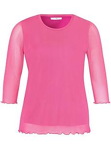 Shirt ronde hals en 3/4-mouwen Van Emilia Lay pink