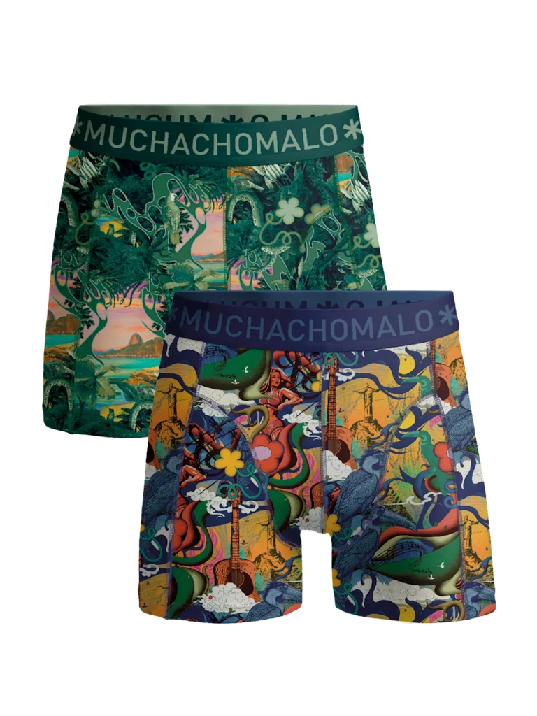 Muchachomalo Heren 2-pack boxershorts rio