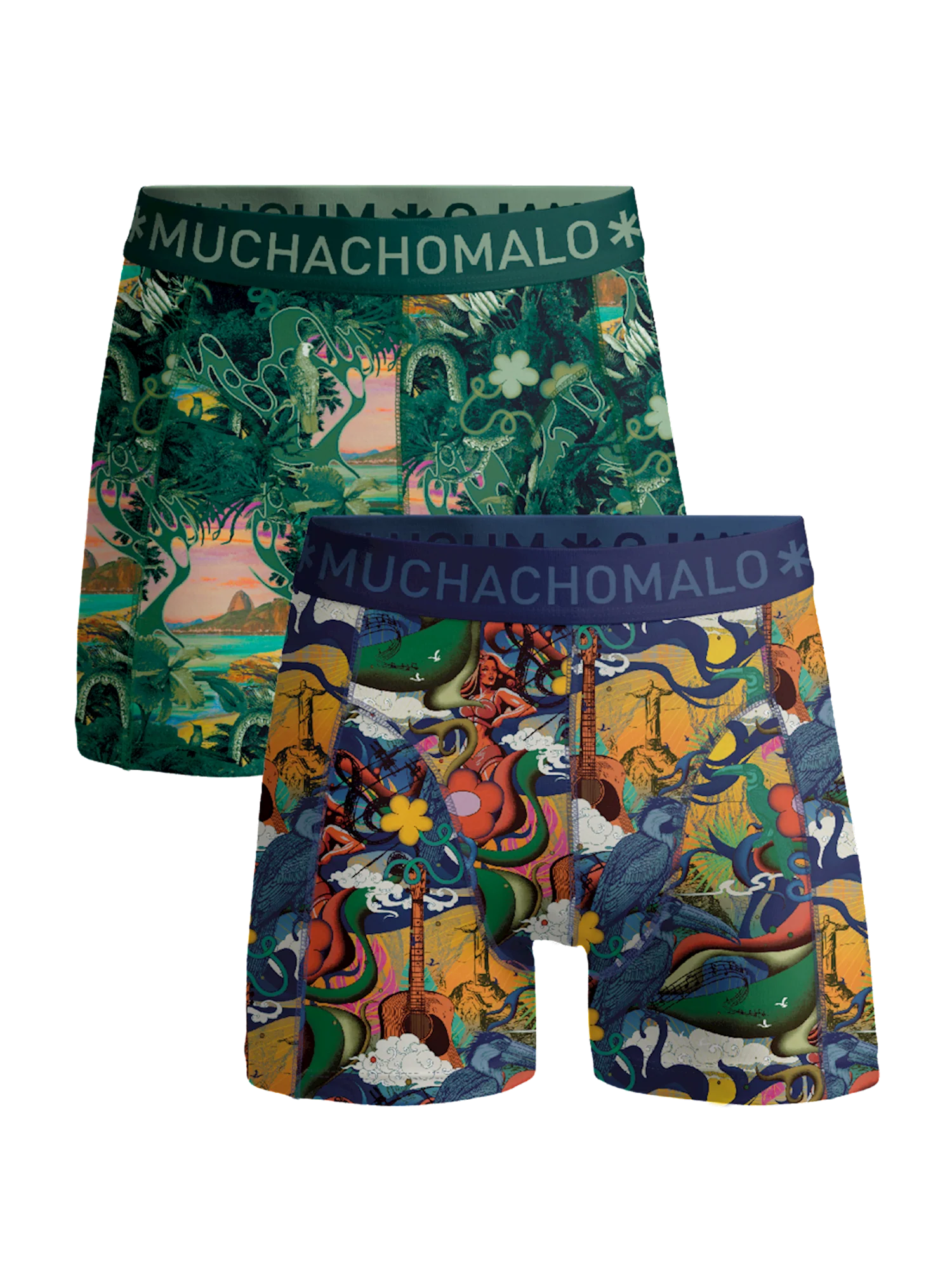 Muchachomalo Heren 2-pack boxershorts rio