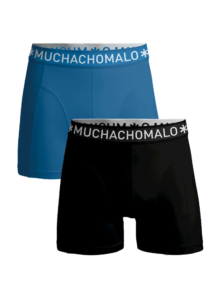 Muchachomalo Jongens 2-pack boxershorts effen