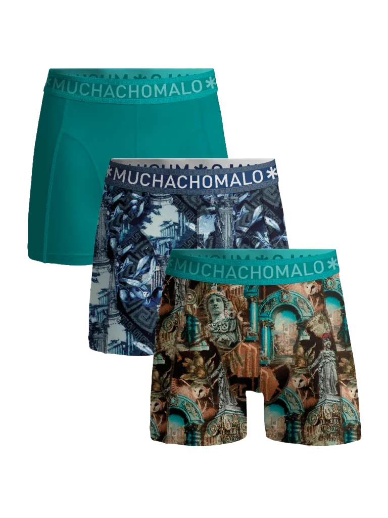 Muchachomalo Jongens 3-pack boxershorts athens