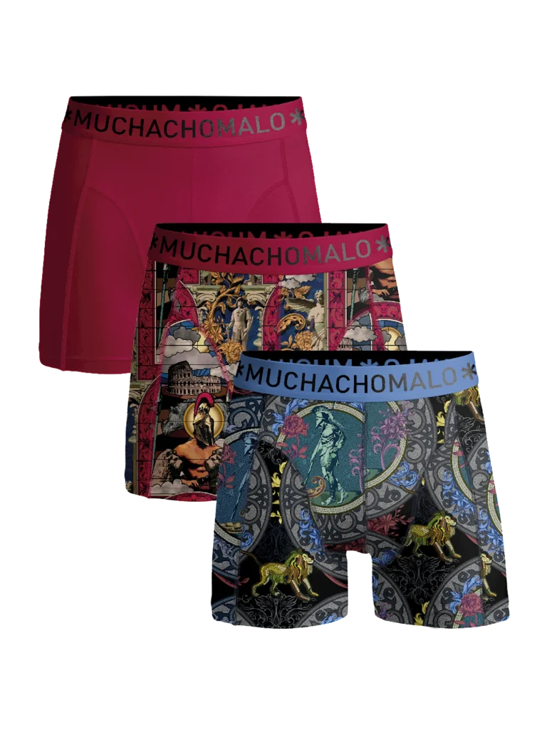 Muchachomalo Jongens 3-pack boxershorts rome