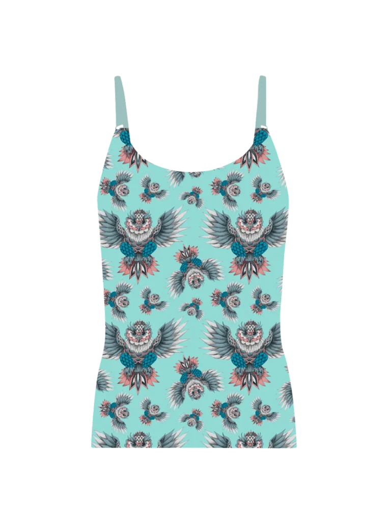 Muchachomalo Meisjes 1-pack singlet owli