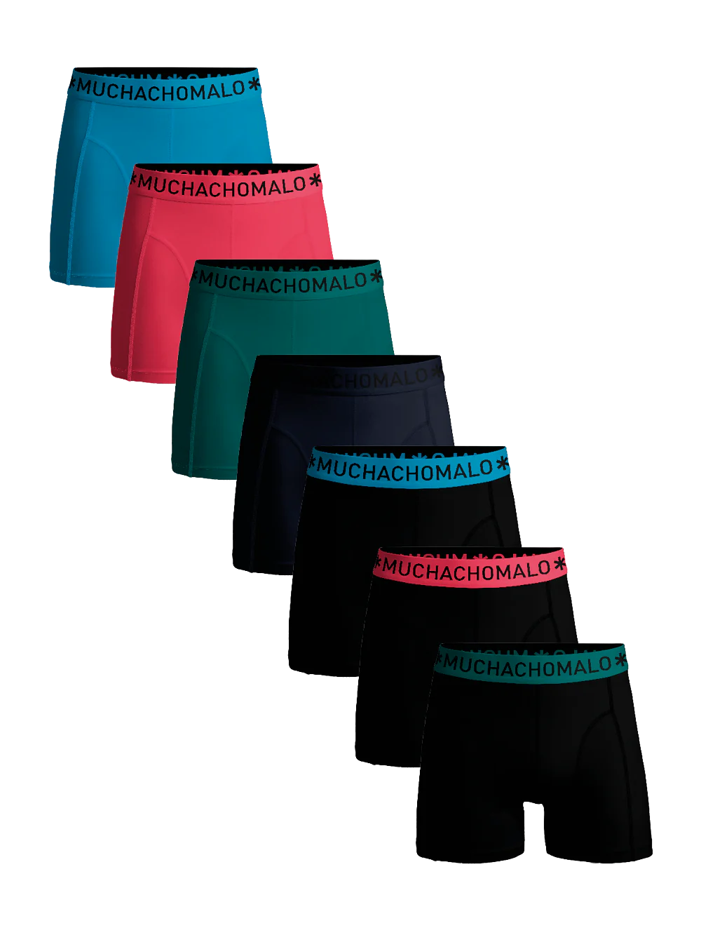 Muchachomalo Heren 7-pack boxershorts effen