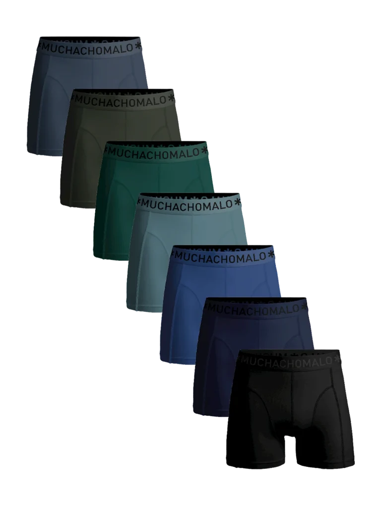 Muchachomalo Heren 7-pack boxershorts effen