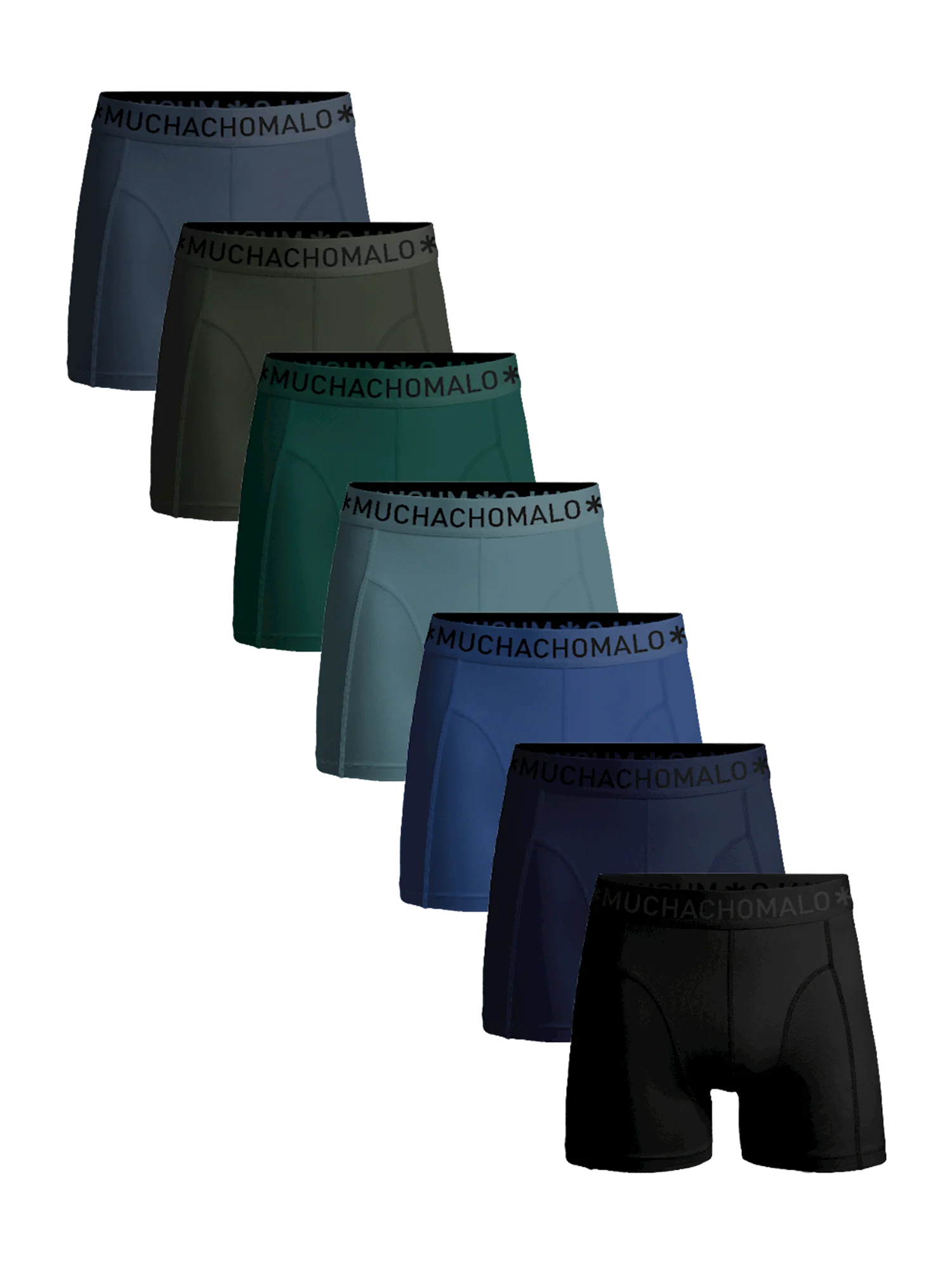 Muchachomalo Heren 7-pack boxershorts effen