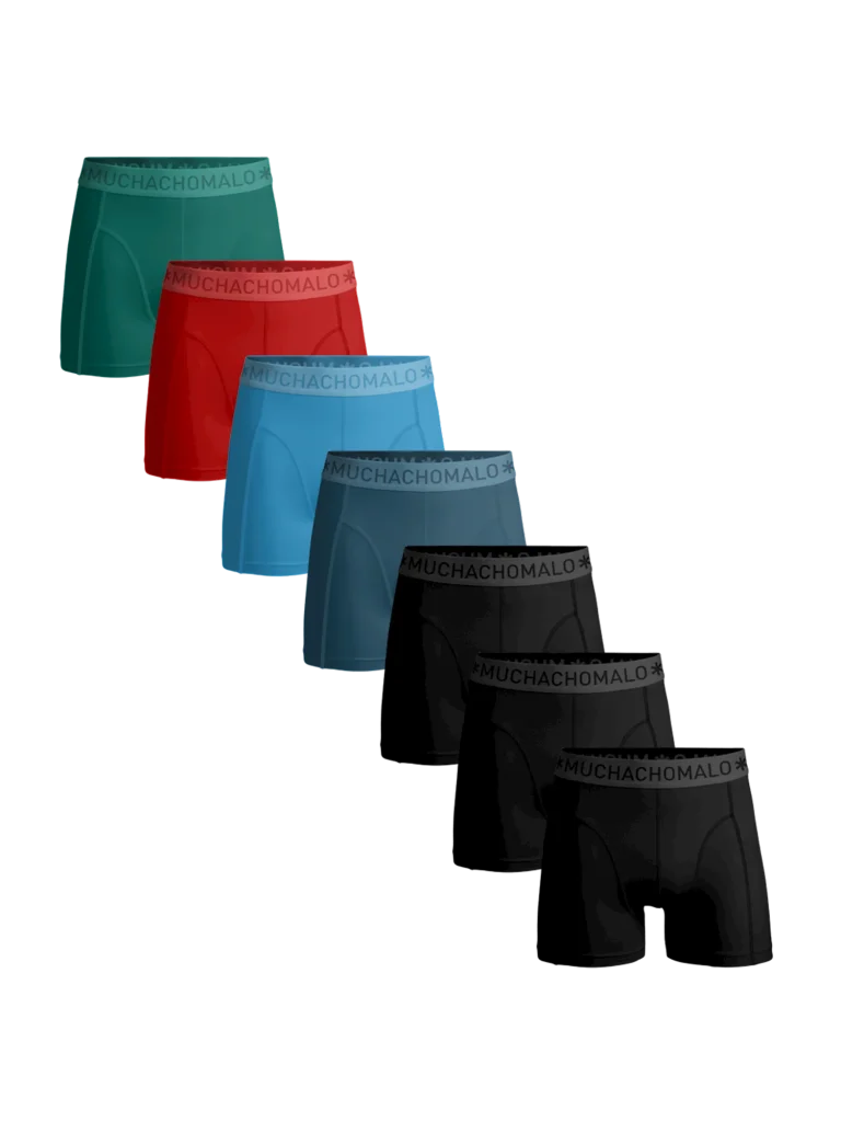 Muchachomalo Heren 7-pack boxershorts effen