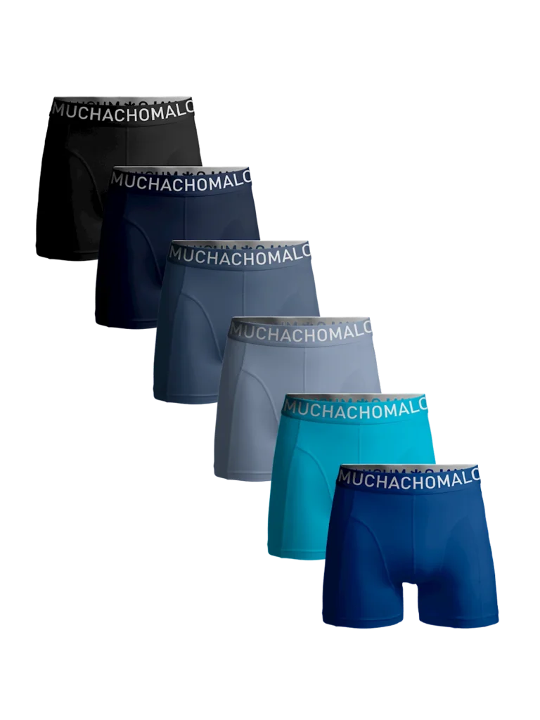 Muchachomalo Heren 6-pack boxershorts effen