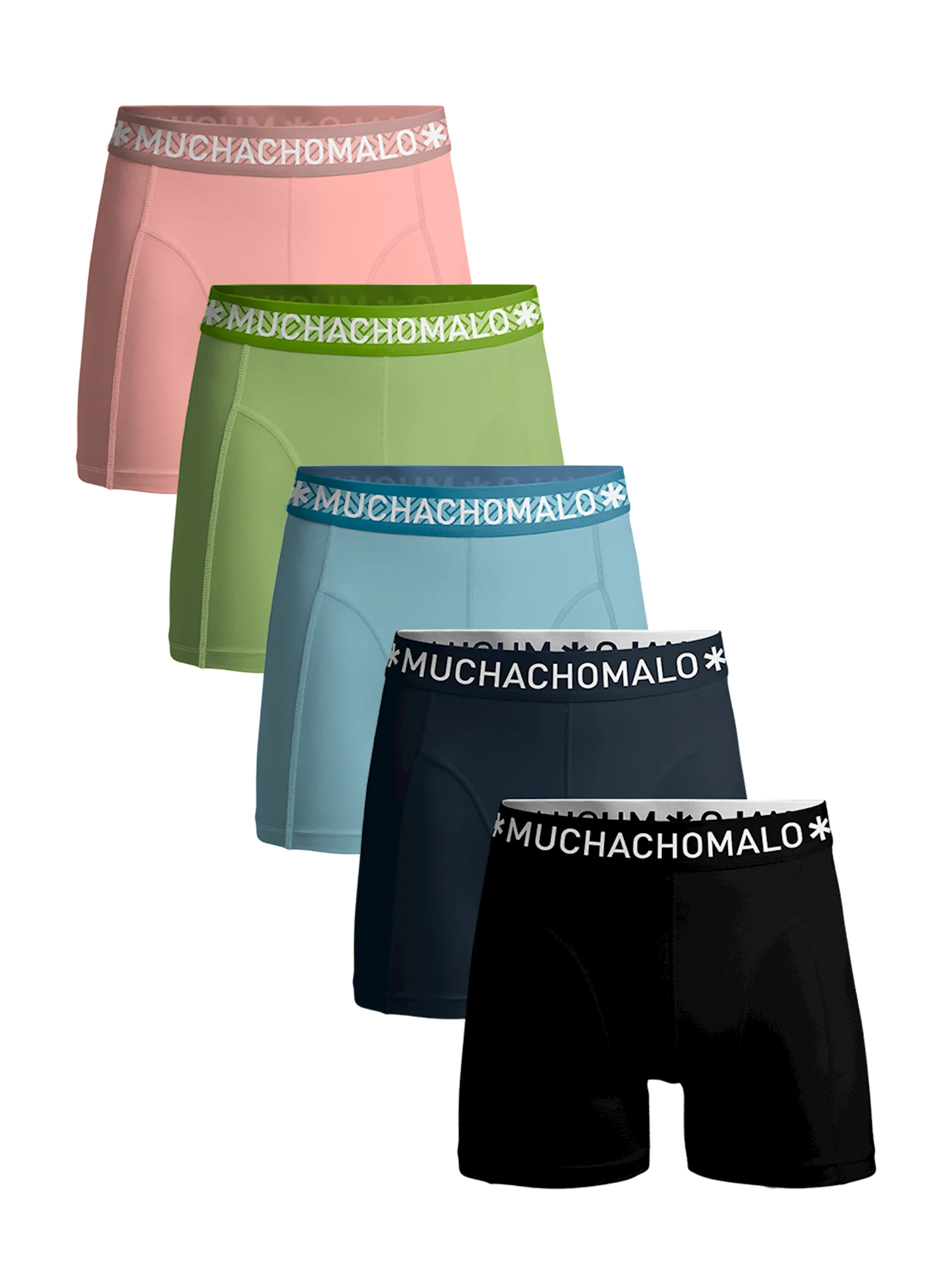 Muchachomalo Heren 5-pack boxershorts effen