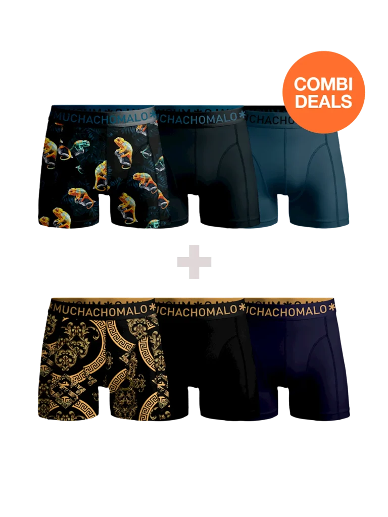 Muchachomalo Heren 3+3-pack boxershorts