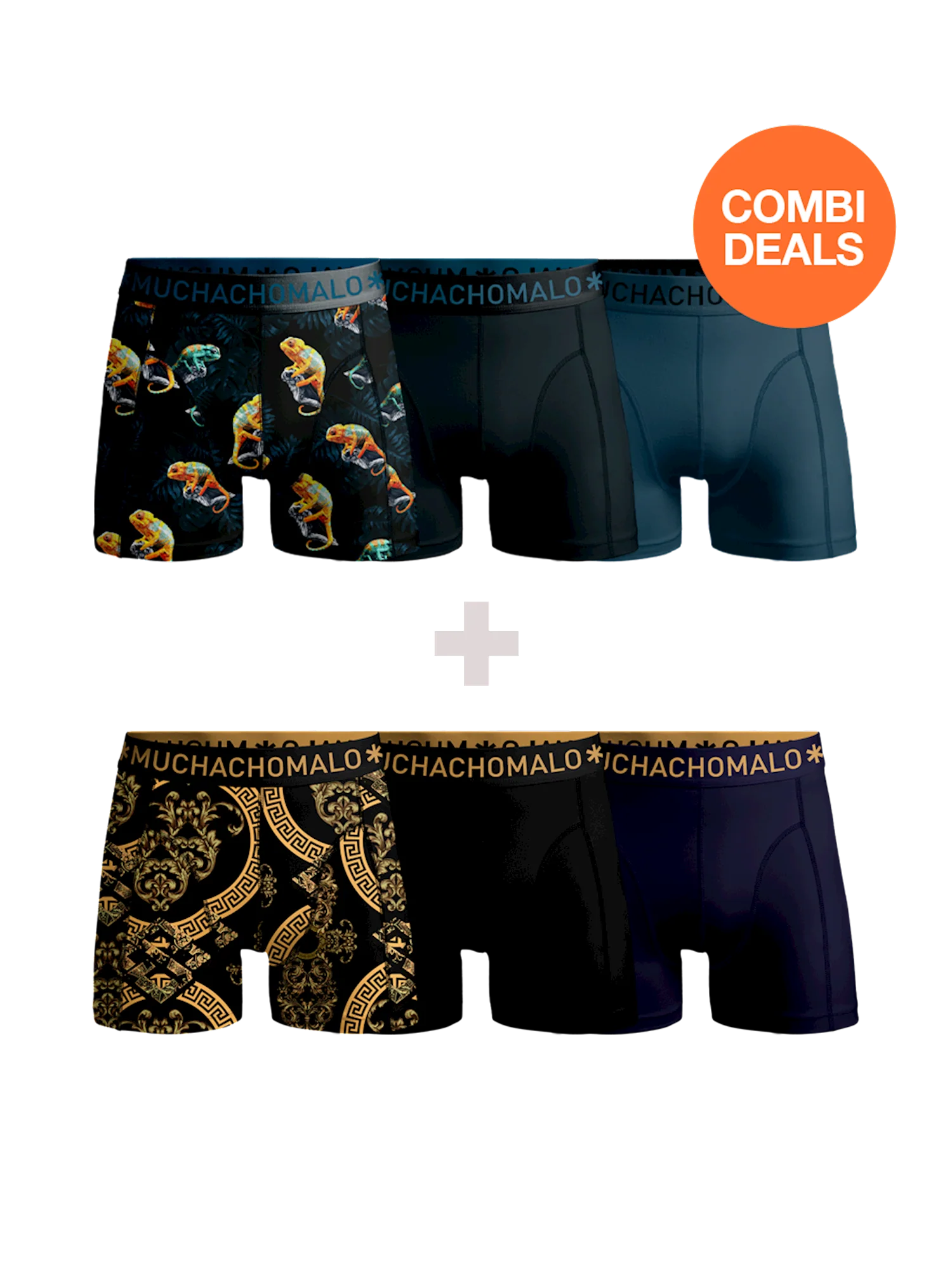 Muchachomalo Heren 3+3-pack boxershorts