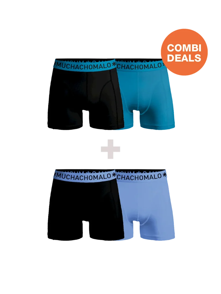 Muchachomalo Heren 2+2-pack boxershorts print