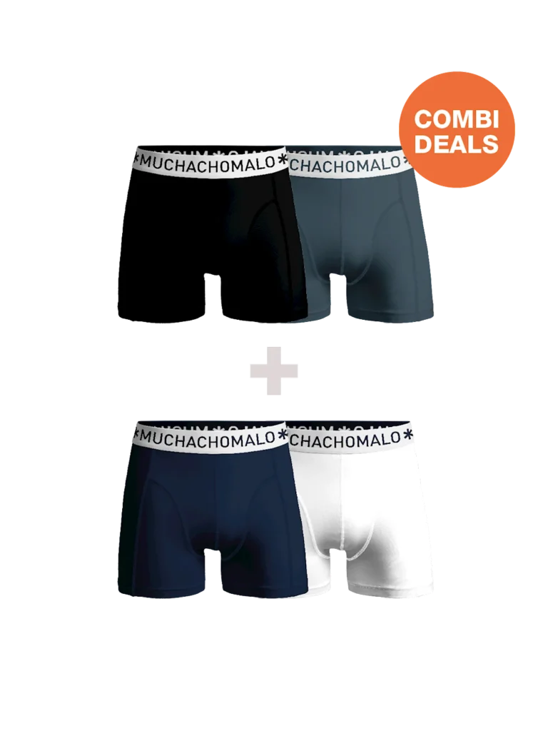 Muchachomalo Heren 2+2-pack boxershorts print