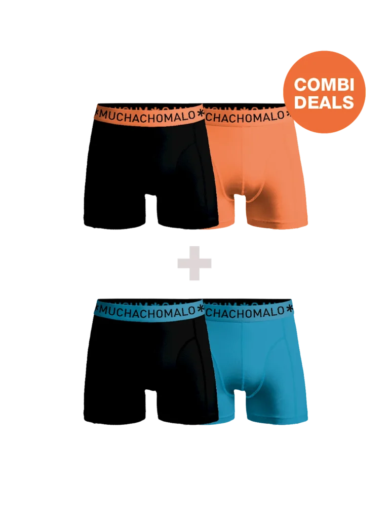 Muchachomalo Heren 2+2-pack boxershorts print