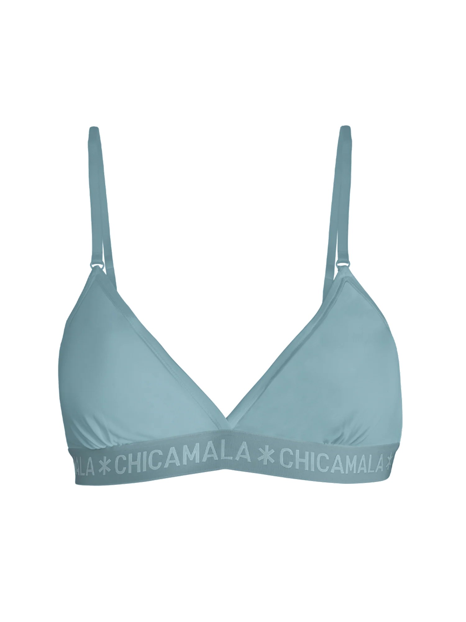 Muchachomalo Dames 1-pack triangle top effen mermaid