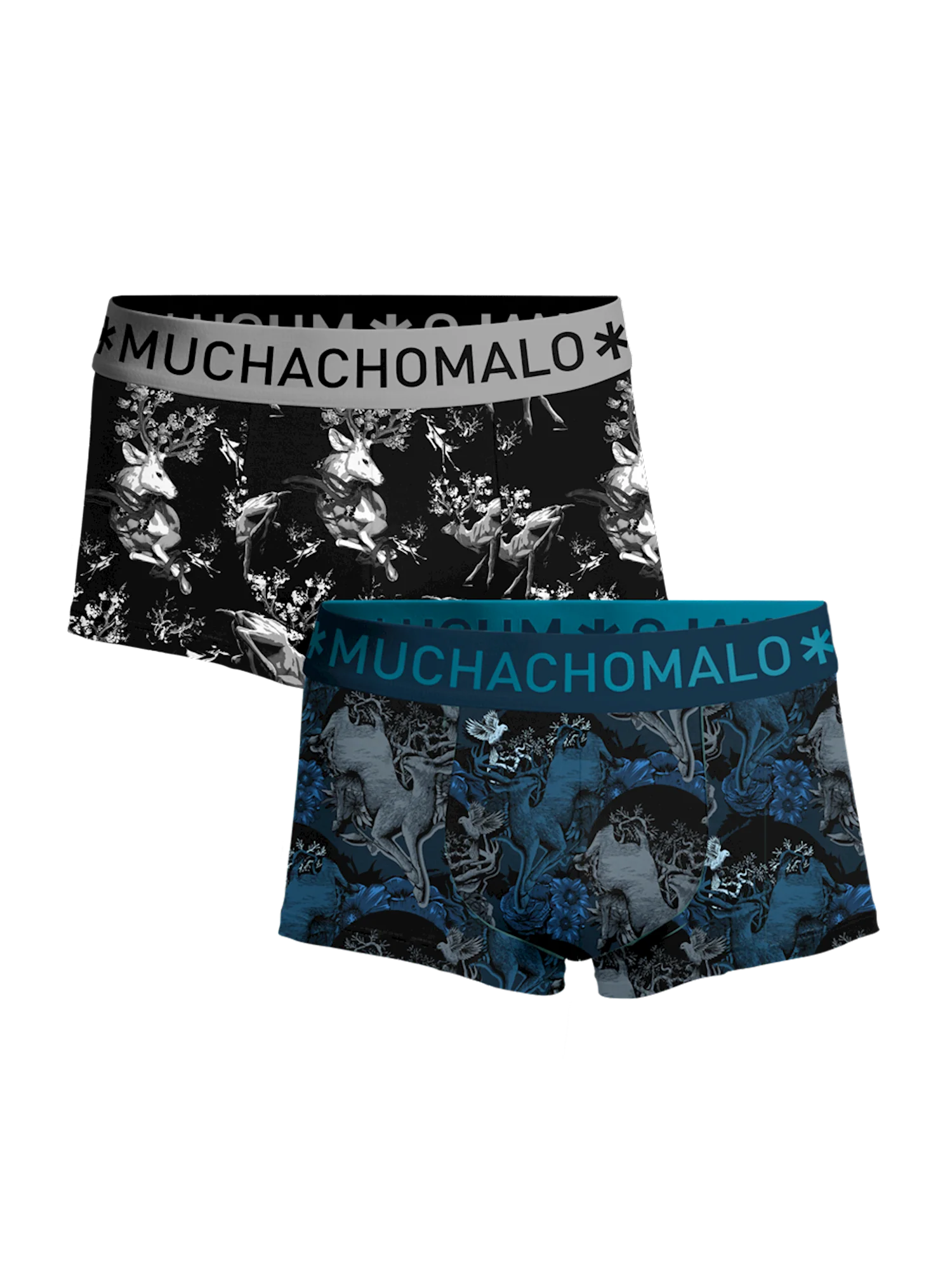 Muchachomalo Heren 2-pack trunks man deer