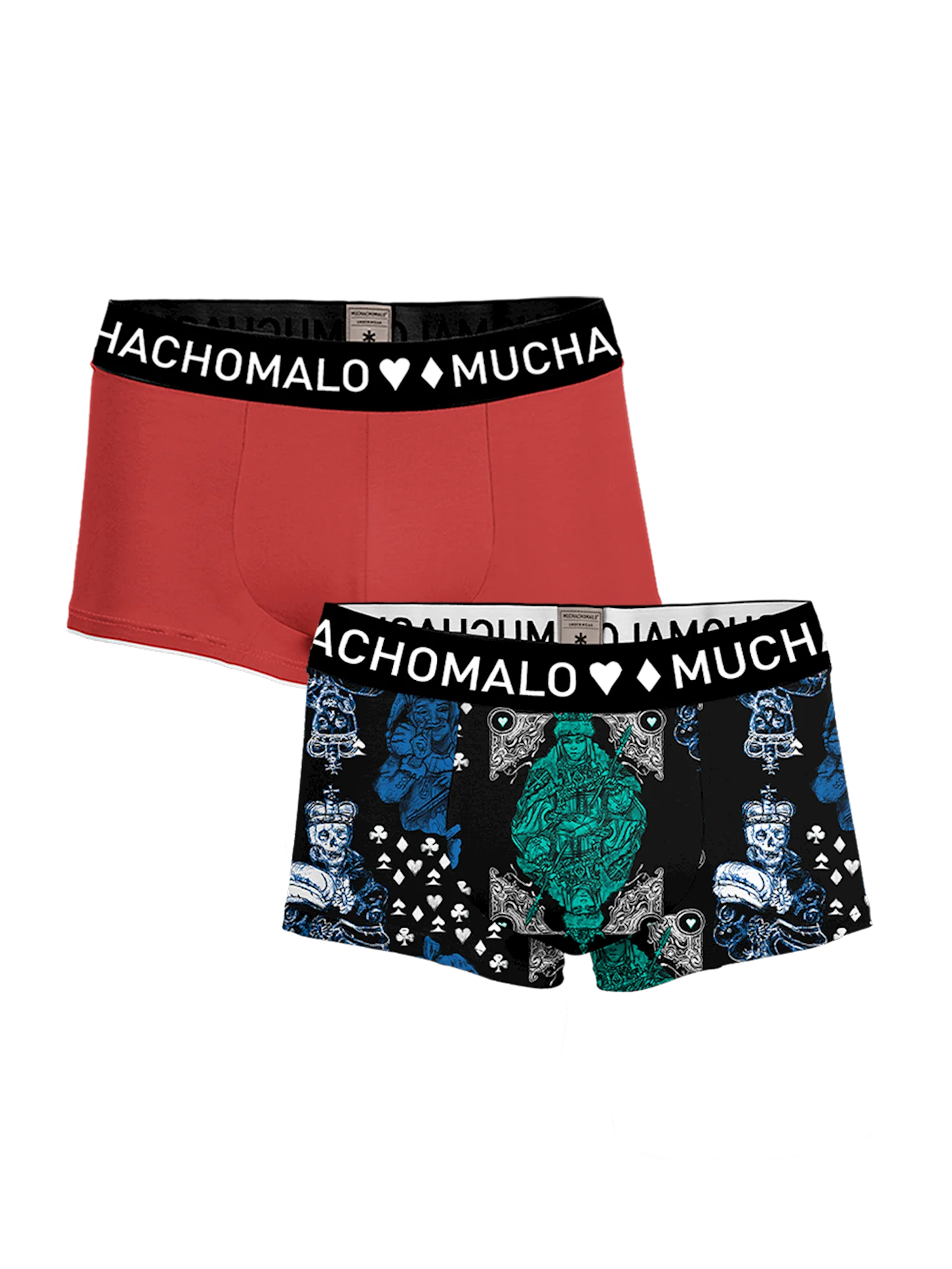 Muchachomalo Heren 2-pack trunks money & gamble