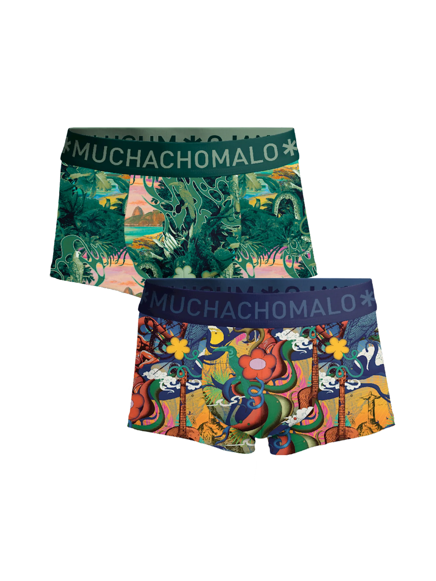 Muchachomalo Heren 2-pack trunks rio